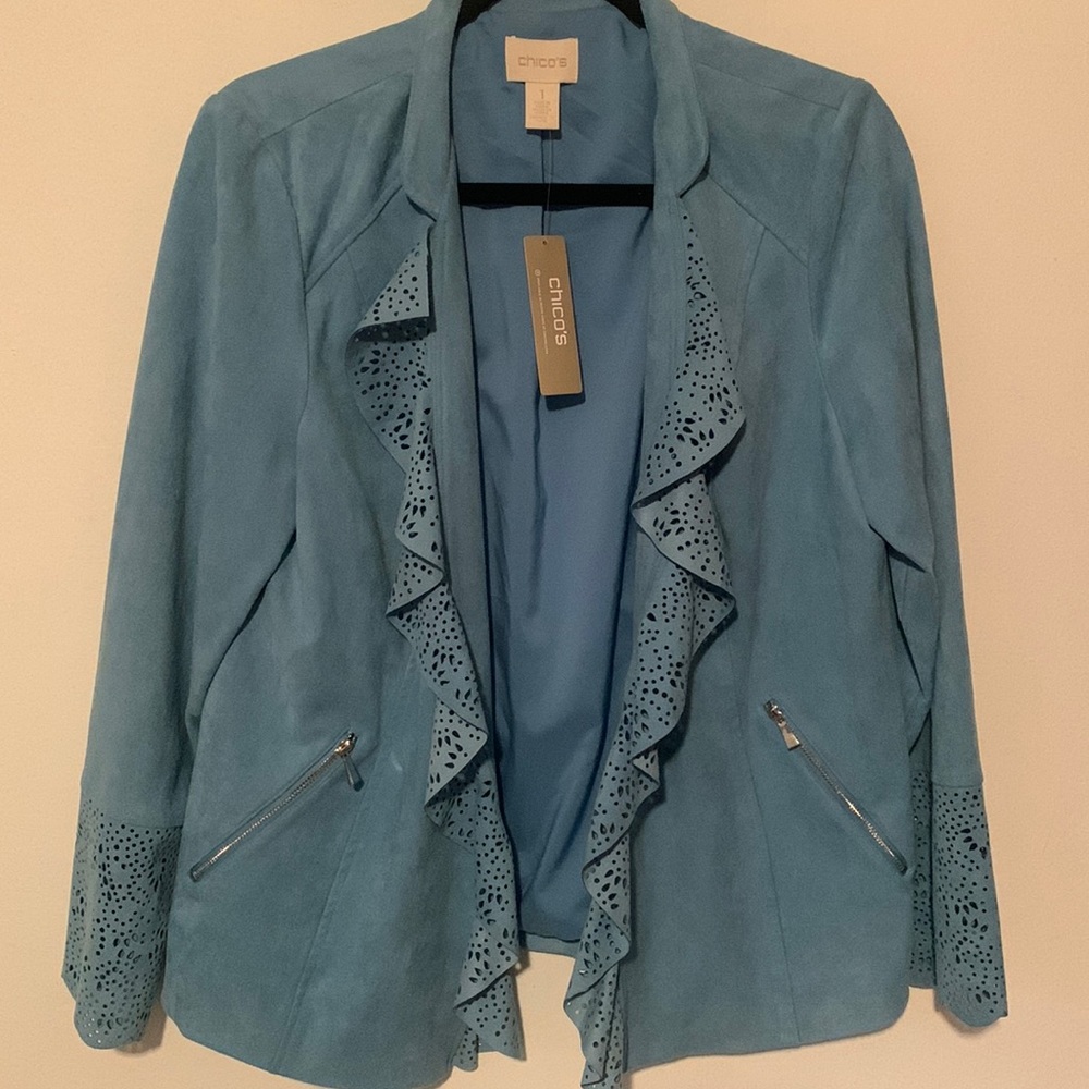 Chico’s Powder Blue Shacket